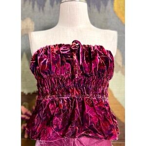 Anthropologie Somerset Strapless Top XS